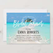 トロピカルアイランドサマービーチブライダルシャワー 招待状 (正面)