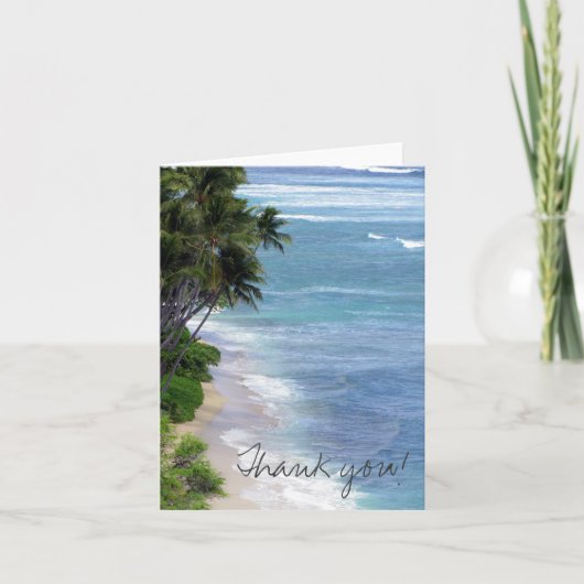 トロピカルアイランドサンキュー サンキューカード (正面)