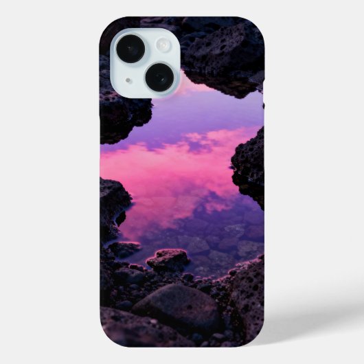 トロピカルアイランドサンセット風景 Case-Mate iPhoneケース (裏面)
