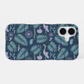 トロピカルアイランドサンセット風景 iPhone 16ケース (裏面横)
