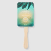 トロピカルアイランドサンライズウェディングセレモニーテル ID581 ハンドファン (正面)