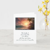 トロピカルアイランドサンライズ悔やみや弔慰サンライズ カード (黄色い花)