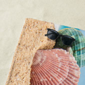 トロピカルアイランドシーシェルターコイズウォーター ビーチタオル (インサイチュ)