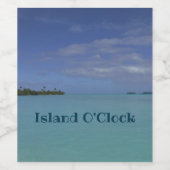 トロピカルアイランドタイムワインラベル ワインラベル (シングルラベル)