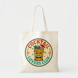 トロピカルアイランドバー・レトロデザイン トートバッグ