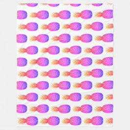 トロピカルアイランドパイナップルフリースブランケット フリースブランケット