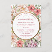 トロピカルアイランドパステルフローラ宿泊施設 エンクロージャーカード (正面)