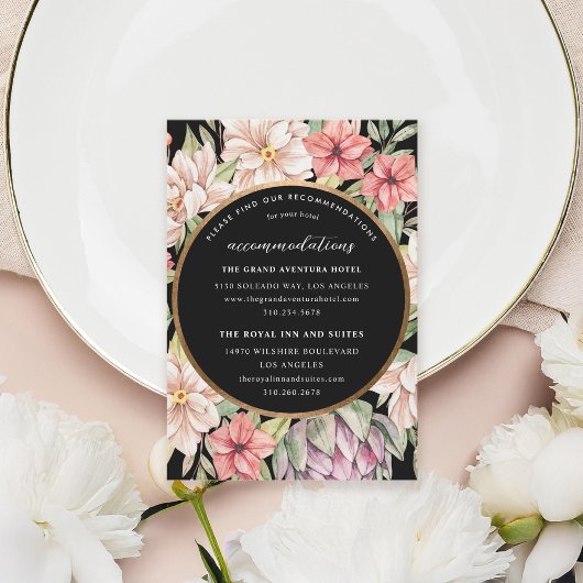 トロピカルアイランドパステルフローラ宿泊施設 エンクロージャーカード