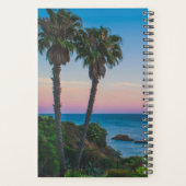 トロピカルアイランドパラダイスサンセットパーソナライズされた名 プランナー手帳 (裏面)