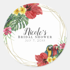 トロピカルアイランドパラダイスバーズボタニカル ラウンドシール
