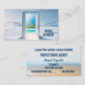 トロピカルアイランドビューインウィンターズドア 名刺 (正面/裏面)