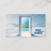 トロピカルアイランドビューインウィンターズドア 名刺 (正面)