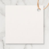 トロピカルアイランドビーチウェディング フェイバータグ (裏面)