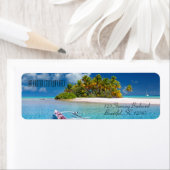 トロピカルアイランドビーチゲタウェイパラダイス ラベル (インサイチュ)