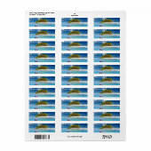 トロピカルアイランドビーチゲタウェイパラダイス ラベル (フルシート)