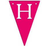 トロピカルアイランドビーチパームツリーフラミンゴ誕生日 バンティングフラッグ (第2の旗)