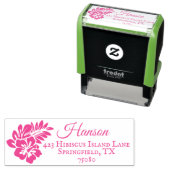 トロピカルアイランドビーチピンク |差出人住所スタンプ セルフインキングスタンプ (インサイチュ)