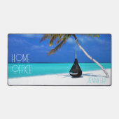 トロピカルアイランドビーチホームオフィス写真 デスクマット (正面)