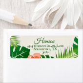 トロピカルアイランドビーチルアウ（ハワイ式宴会）住所 シール (インサイチュ)