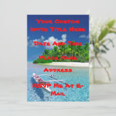 トロピカルアイランドリゾート 招待状 (スタンド正面)