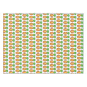 トロピカルアイランドルアウ(ハワイ式宴会)ハワイアンパイナップルフルーツ テーブルクロス (正面(横))