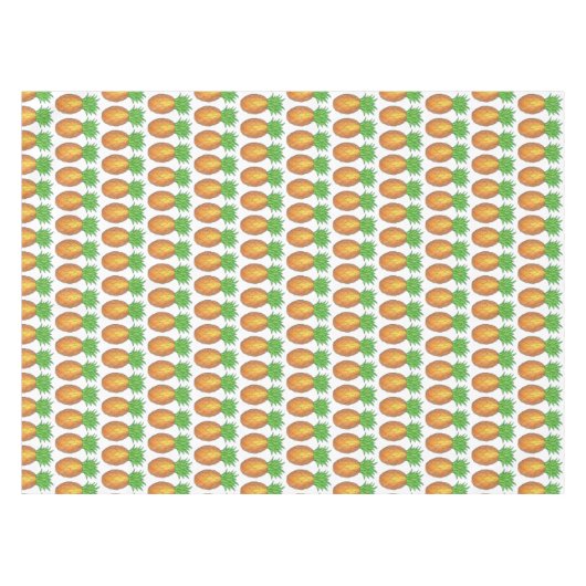 トロピカルアイランドルアウ（ハワイ式宴会）ハワイアンパイナップルフルーツ テーブルクロス (正面(横))