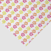 トロピカルアイランドルアウ（ハワイ式宴会）ピンクハワイアンハイビスカスフローラ 薄葉紙 (詳細)