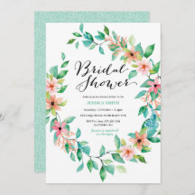 トロピカルアイランドルアウ（ハワイ式宴会）ブライダルシャワー招待