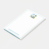 トロピカルアイランドレトロブルーバス ポストイット (アングル)