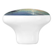 トロピカルアイランド海ビーチサンセット セラミックノブ (側面)