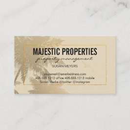 トロピカルアイランド/ゴールデンラックスフレーム 名刺