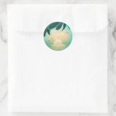 トロピカルアイルサンライズサンギュティール（緑がかった色）ID581 ラウンドシール (バッグ)