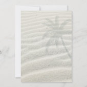 トロピカルアイルサン結婚ライズティール（緑がかった色）L2 ID581 招待状 (裏面)