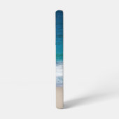 トロピカルアクアブルー海波名サンディビーチ SAMSUNG GALAXYケース (左側面)