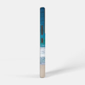 トロピカルアクアブルー海波名サンディビーチ SAMSUNG GALAXYケース (右側面)