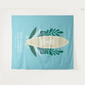 トロピカルアクアベイビーオンボードタペストリー タペストリー (正面(横))