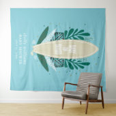 トロピカルアクアベビーオンボードタペストリー タペストリー (インサイチュ(横))