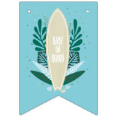 トロピカルアクアベビーオンボード バンティングフラッグ (第1の旗)