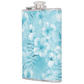 トロピカルアクアホワイトオーランズハイビスカスフローラ フラスク (左)