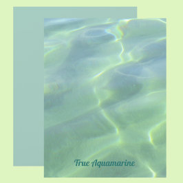 トロピカルアクアマリンウォータースクレーブック紙