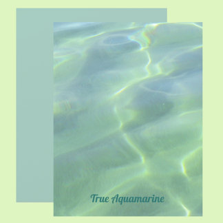 トロピカルアクアマリンウォータースクレーブック紙