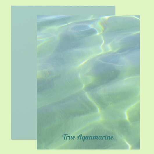 トロピカルアクアマリンウォータースクレーブック紙