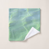 トロピカルアクアマリン水 バスタオルセット (ウォッシュタオル)