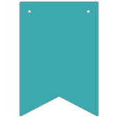 トロピカルアクア/ターコイズ無地のカラーSW 6767 バンティングフラッグ (第1の旗)