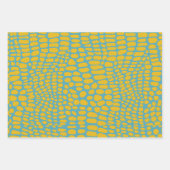 トロピカルアニマルプリントデザインキッズティーンおもしろい ラッピングペーパーシート (正面3)