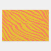 トロピカルアニマルプリントデザインキッズティーンおもしろい ラッピングペーパーシート (正面)