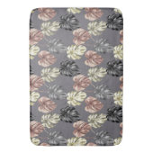 トロピカルアニマルプリント&グリーンリーシリーズデザイン36 バスマット (正面縦)