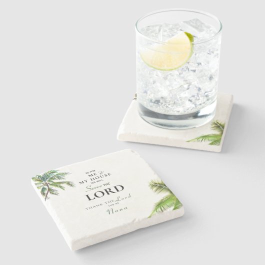 トロピカルアフォーミー&マイハウスオ感謝していナナ ストーンコースター (横)