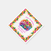 トロピカルアロハグラードルアウ(ハワイ式宴会)パーティー紙ナプキンス スタンダードカクテルナプキン (角)