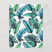 トロピカルアロハサマービーチ結婚式ゲスト詳細 エンクロージャーカード (裏面)